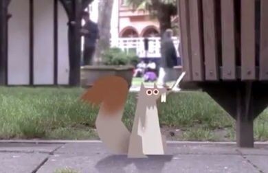 Youtubeアニメ ロンドンを走る小動物たちの聖火リレー 自由気ままに