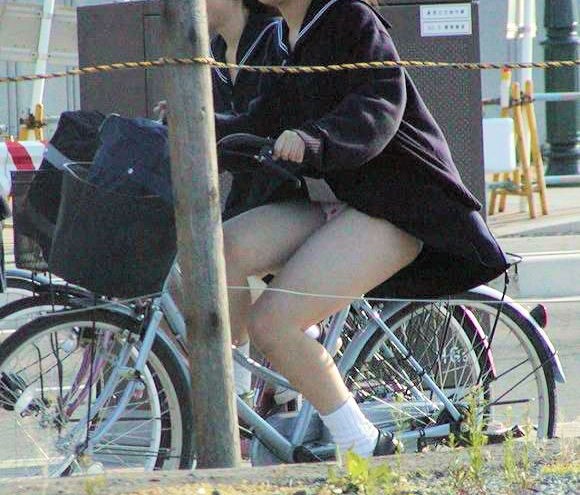 エロ 自転車 ふともも