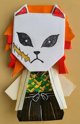 折り紙 鬼滅の刃 錆兎 S Aoiのアニ同的blog