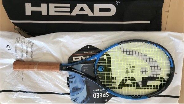 ラケット(HEAD Graphene Touch SPEED MP BLUE)が到着 : 黄色くし