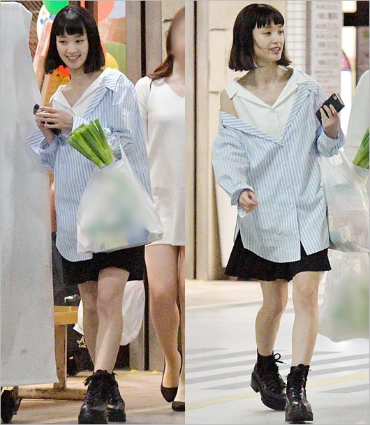 剛力彩芽のtシャツとチェックシャツセット レビューを書けば送料当店負担