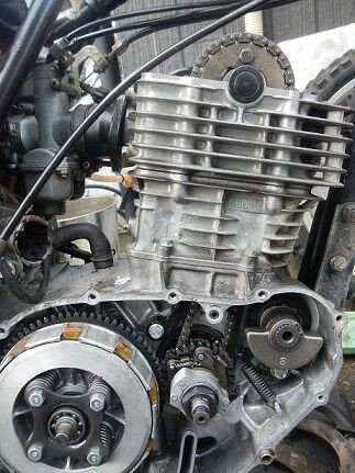 XL250S クランクシャフトとカムチェーン(値引きしました バイク カムチェーン ホンダ xr250 xr250l xl250r xl250s 102-14401