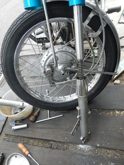 CB250エクスポート フロントフォーク : sabiyama600のblog