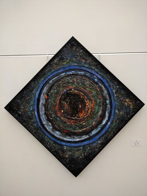 油絵（抽象画）幾何学模様 Amazon.co.jp: 幾何学模様-LászlóMoholyNagy抽象絵画キャンバス