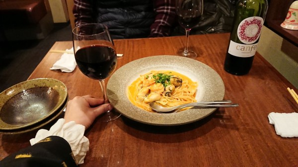 普段着物で 夫と 放出界隈の居酒屋に行く 山口製作所 さん うめはら和裁教室 大阪市鶴見区jr 放出 はなてん 駅