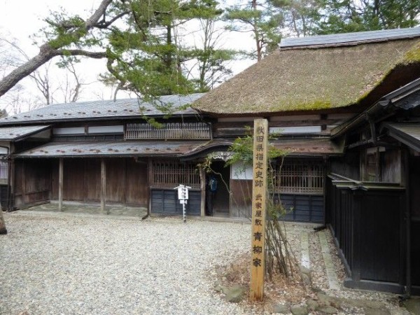 青柳家 （角館武家屋敷通り） : くぐる鳥居は鬼ばかり