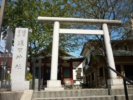 浅草富士 浅間神社 東京都台東区 くぐる鳥居は鬼ばかり