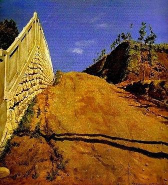 立正寺 ＆ 岸田劉生が描いた切通しの坂 （代々木） : くぐる鳥居は鬼ばかり