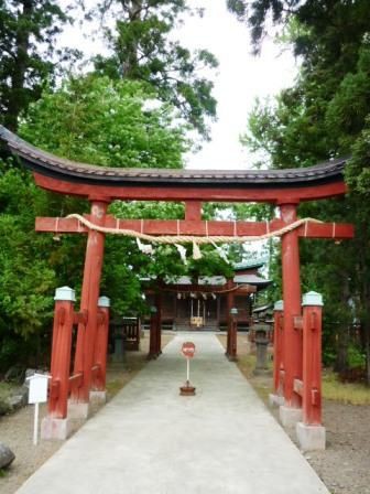 熊野宮 樋の口 弘前市 くぐる鳥居は鬼ばかり