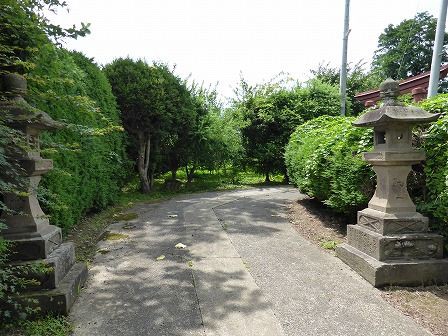 稲荷神社 （弘前市楢木牧野） : くぐる鳥居は鬼ばかり