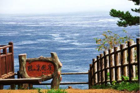 鵜ノ巣断崖 岩手県下閉伊郡田野畑村 くぐる鳥居は鬼ばかり