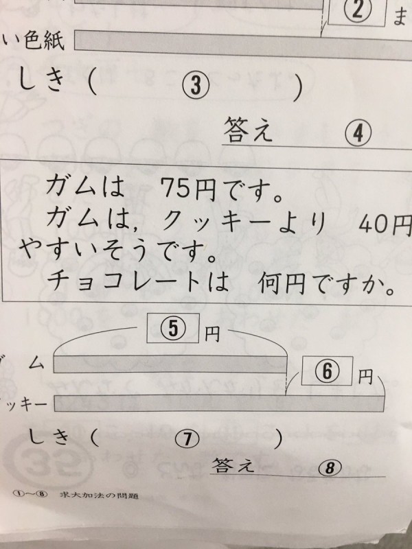 小2のドリルの問題が訳が分からないと大喜利に Twitter 観測ログ