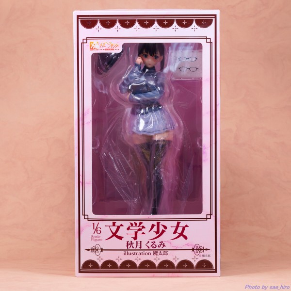 文学少女 秋月 くるみ　フィギュア メルヘンパンチ 文学少女 秋月くるみ illustration 魔太郎