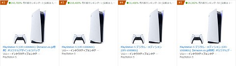 Ps5 Amazonでps5の予約在庫が復活 するも報告があってから5分足らずで売り切れた模様 速報 保管庫 Alt