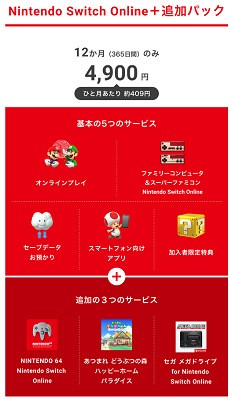 守銭堂 任天堂 Nintendo Switch Onlineにn64 Mdソフトとぶつ森dlcプレイ権が追加された 追加パック の料金を倍以上の12ヶ月4900円と発表 速報 保管庫 Alt