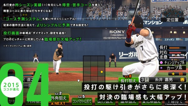 Ps3 Psv プロ野球スピリッツ15 15で進化した要素が色々公開 投打の駆け引きもより奥深い物に 速報 保管庫 Alt