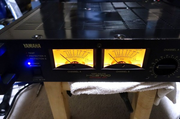 YAMAHA HC2700 ジャンク2号機のパワーメーターのレストア