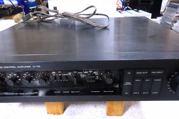 【完全動作品】YAMAHA C-70 プリアンプ コントロールアンプ 美品 YAMAHA C-70 ジャンクをレストアしてみます : アンプジャンカー