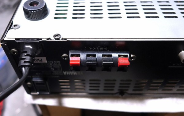 YAMAHA A100a 電源が通電しないジャンクが届きました : アンプ