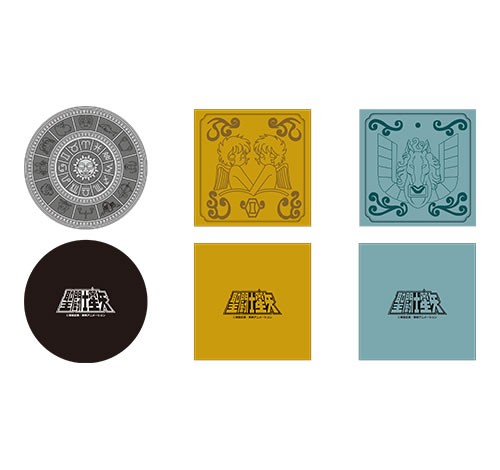 聖闘士星矢　ラバーコースター　新品 聖闘士星矢 ラバーコースターセット 聖闘士星矢ショップ池袋P