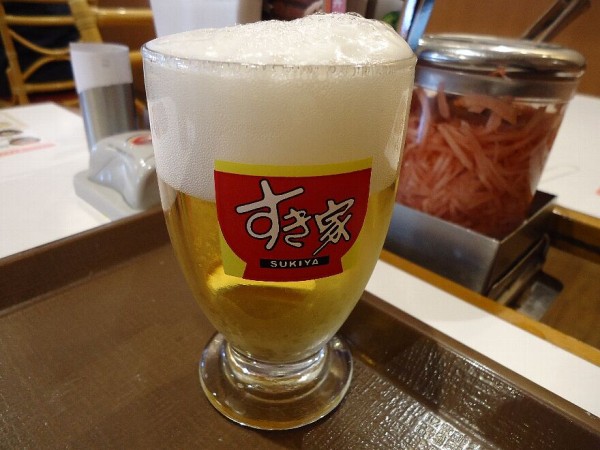 ビール 牛皿 咲田 真帆