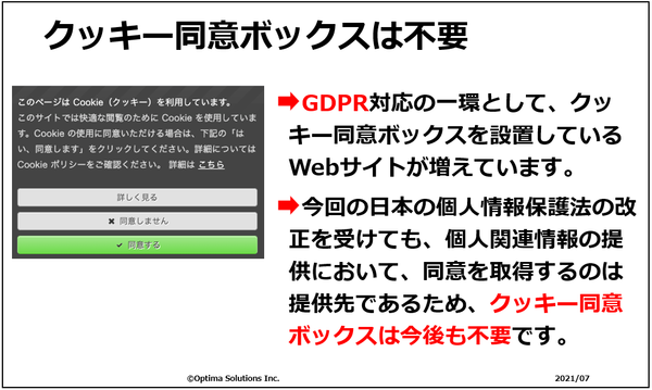 個人情報保護法2022年改正 国内ではクッキーに関する同意取得は不要です Cookie プライバシーマーク Ismsナビ