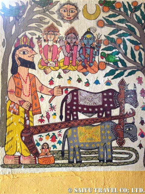 ネパールのミティラー・アート紹介！ : ナマステーションへようこそ