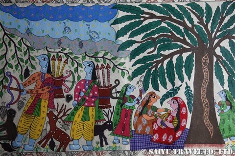 ネパールのミティラー・アート紹介！ : ナマステーションへようこそ