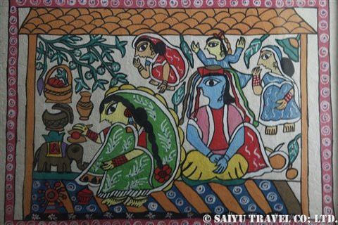 ネパールのミティラー・アート紹介！ : ナマステーションへようこそ