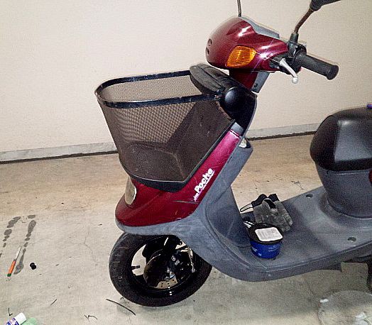 ジョグ　ポシェ　SA08J  綺麗です。 ヤマハSA08J「JogPoche（ジョグポシェ）」2型 | バイク引き取り日記