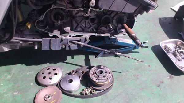 ジャイロ　キャノピー2ストワゴンベルト交換済み売り切り ジャイロ、ドライブベルト交換 : ここんところ++