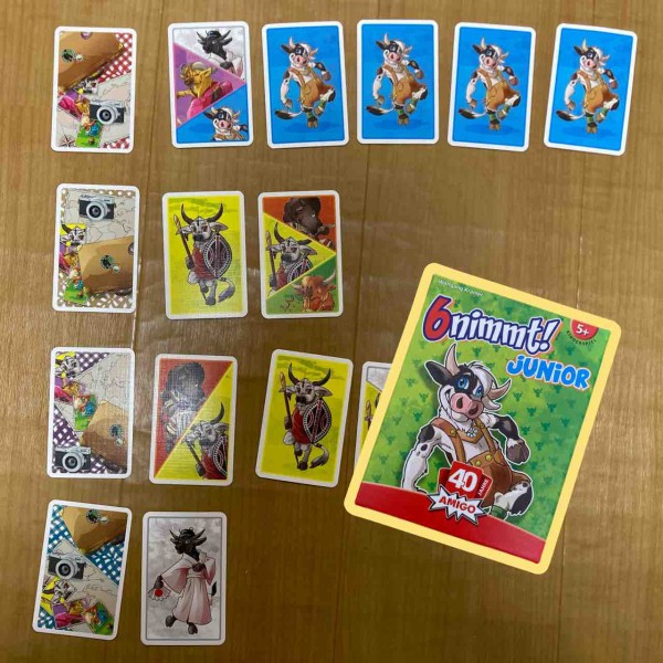 ニムト・ジュニア 6nimmt! JUNIOR】5歳・7歳と遊んでみたよ。5歳から