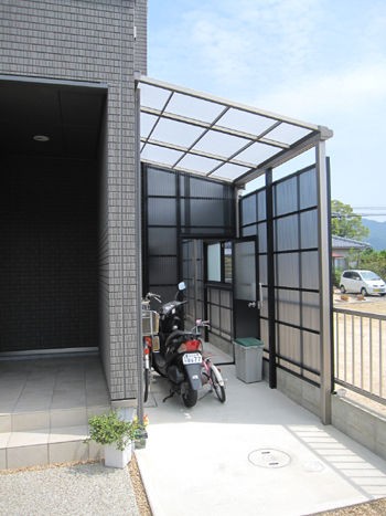 アクリルテラスの改造倉庫の完成 エクステリアプランナーのブログ 写真集 Sakoyamaexterior