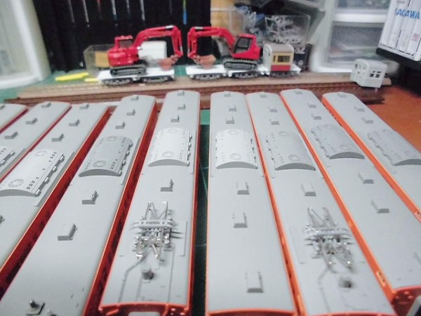 今さらですが…KATO 201系オレンジ 武蔵野線仕様 漢前化作業 の巻 : 続