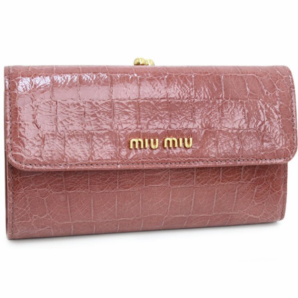 Miumiu ミュウミュウ クロコがま口財布 Celine セリーヌ他 ブランドバッグ 財布人気ランキング