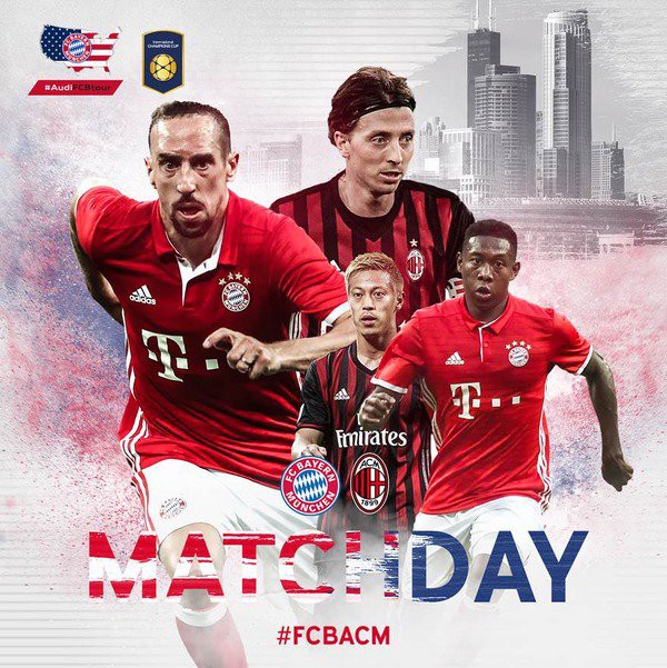 速報 Icc バイエルン ミラン戦 スタメン発表 本田圭佑はベンチスタート Samurai Goal