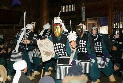 死ぬまでに絶対見たい仮面芸能 大日堂舞楽~五大尊舞 : 仮面の祝祭