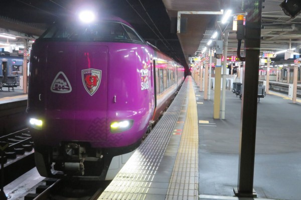 1日に1本だけ】 福知山駅で特急こうのとり 「豊岡行き」 を撮る （289