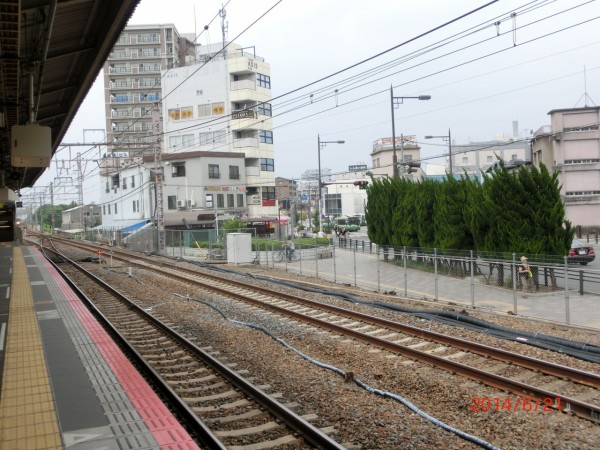 高槻駅 ホーム増設工事 2014年6月 関西のjrへようこそ