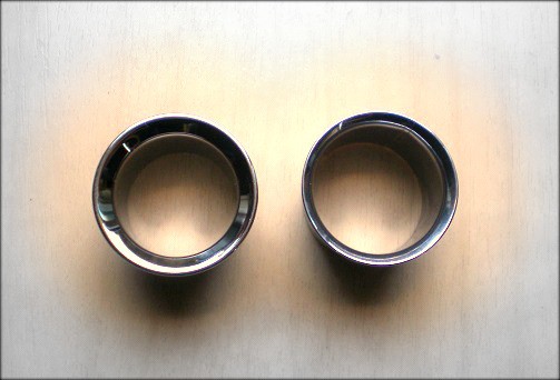 ANATOL アナトメタル バレットアイレット シングルフレア 12mm ANATOL