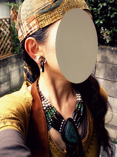 右耳ピアス拡張☆15mm→16mm(5/8