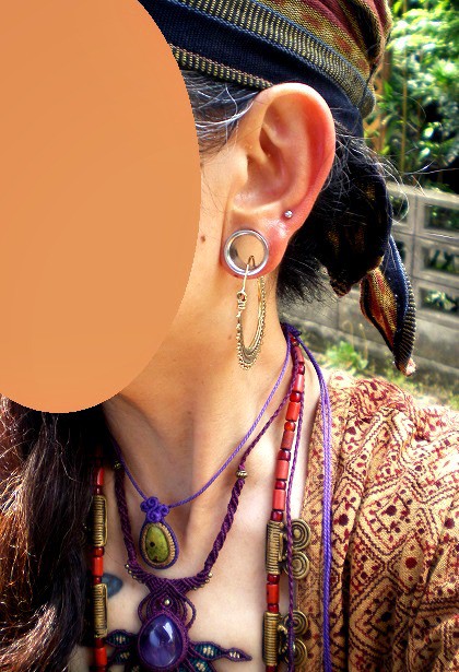 左耳ピアス拡張☆15mmへ。 : さそり座AB型主婦の日記＊3rd