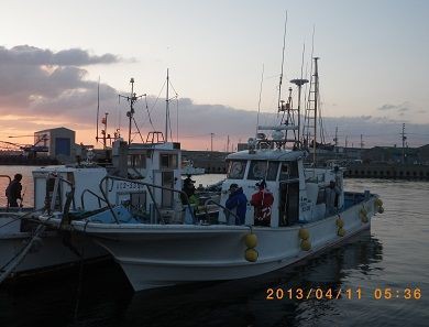 手繰り釣り 寒気のせい 一竿風月 沖釣り編