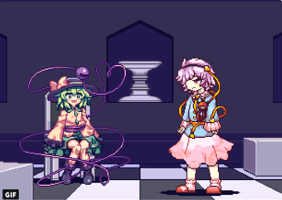 東方]黄昏ドッターのさとりこいし＆菫子雷鼓 : 東方おねえちゃんまとめ