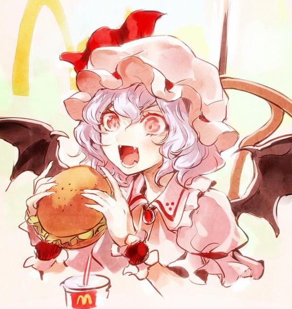 東方 ハンバーガー食べているイラスト意外と多いよね 東方おねえちゃんまとめ