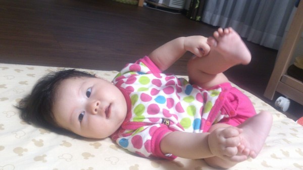 足つかめるようになったよー 時の流れるままに