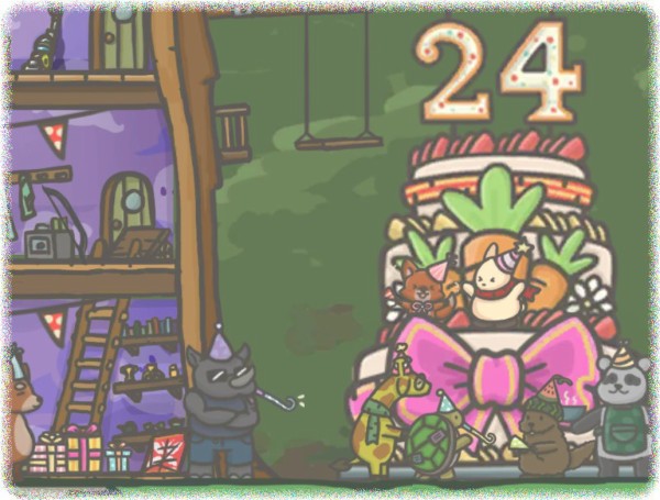 スマホ放置ゲーム ツキの冒険 Tsuki に癒され中 誕生日 ｓａｖａ