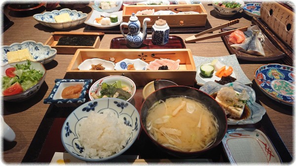 岡山県倉敷市 旅館くらしき の朝食 ｓａｖａ