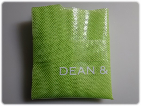 DEAN&DELUCAショッピングバッグEVAライムグリーンとショッピングバッグ