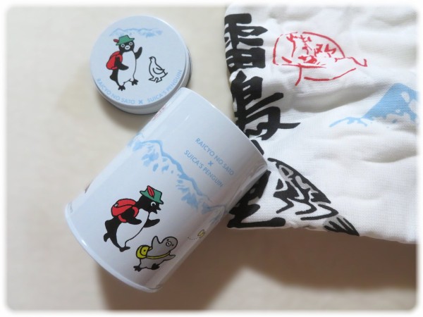 信州限定「Suicaのペンギン×雷鳥の里 ガーゼタオル缶」が可愛い
